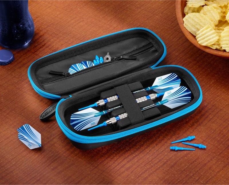 Casemaster Warden Dart Case, Blue Zipper - Image 3